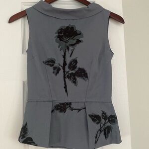 Gorgeous Reiss Embroidered Rose Top